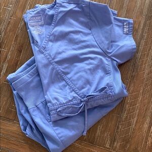 Cherokee Blue Scrub Set maternity